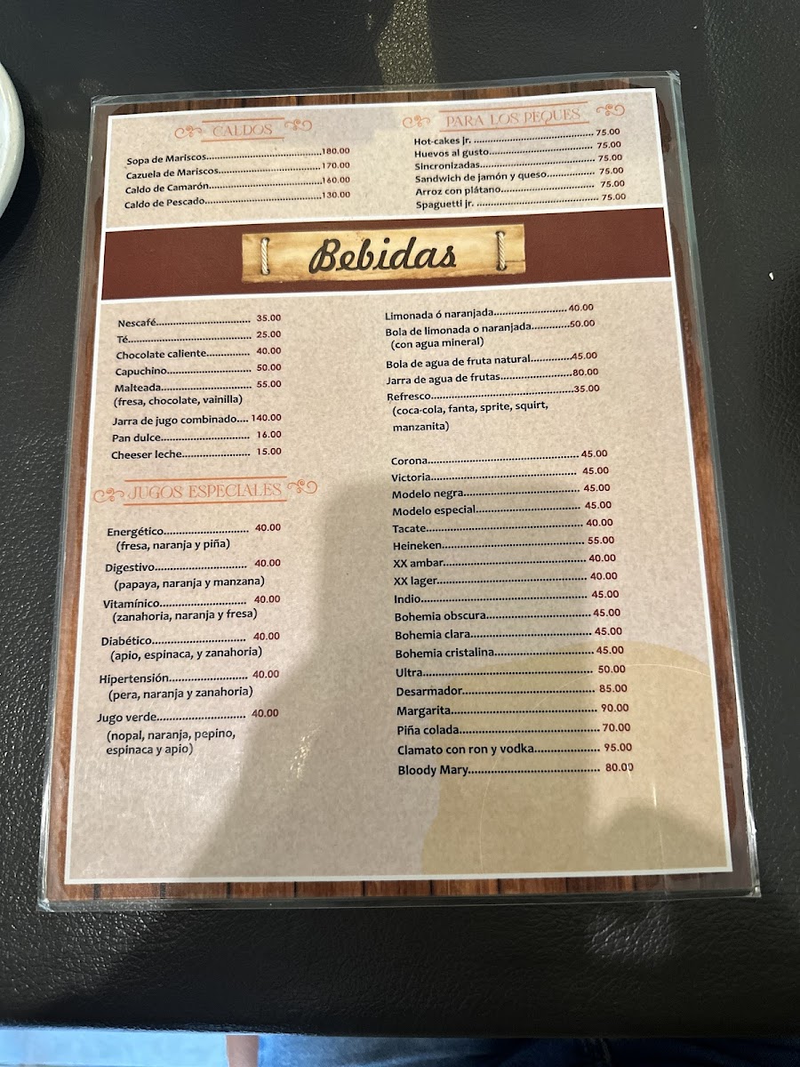 Restaurante Rancho Bonito (Entrada temporal por la campana ,paseos lago 2) Menu - Image 1